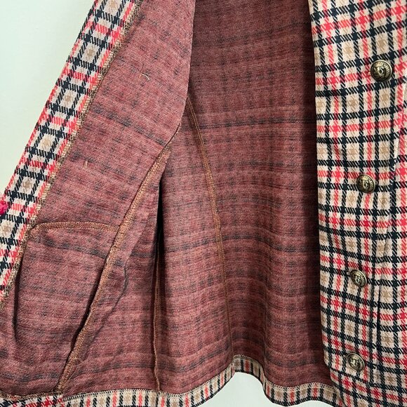 Tommy Hilfiger Open Front Plaid Blazer - Picture 7 of 8